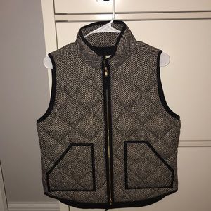 J. Crew Herringbone Pattern Vest